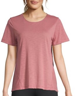 Casall Crossways Textured Tee Roze,Groen - 36