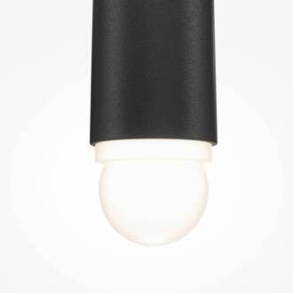 Cascade LED hanglamp, zwart, 1-lamp