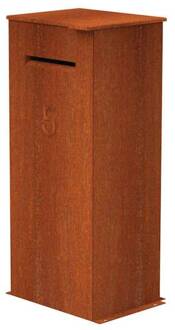 Case cortenstaal pakketbrievenbus