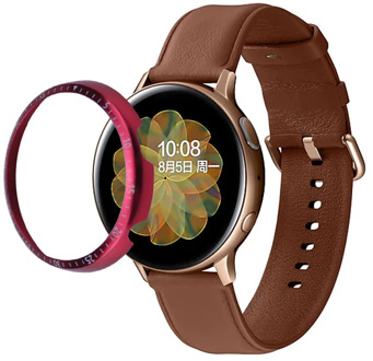 Case For Samsung Galaxy Watch active 2 40mm 44mm Protector Bezel Ring Accessories Adhesive Metal Bumper Cover Active2 40 44 mm