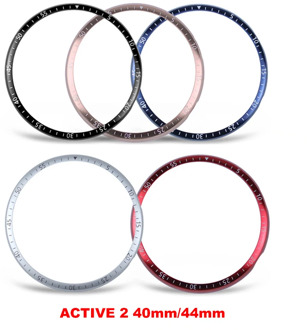 Case For Samsung Galaxy Watch active 2 40mm 44mm Protector Bezel Ring Accessories Adhesive Metal Bumper Cover Active2 40 44 mm