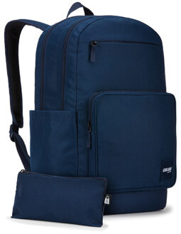 Case Logic Campus Query Recycled laptop laptop rugzak 29L dress blue Blauw - H 48 x B 37 x D 15 cm