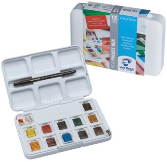 Case Pocket Box 12 Pads Aquarel Van Gogh