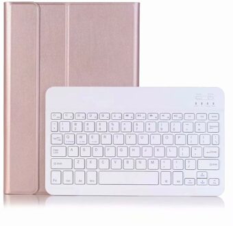 Case Voor Lenovo Tab M10 Fhd Plus 10.3 ''Tablet Draadloze Bluetooth Toetsenbord Gevallen TB-X606F TB-X606X Magnetisch Afneembare Cover roos goud