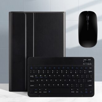 Case Voor Lenovo Tab M10 Fhd Plus 10.3 ''Tablet Draadloze Bluetooth Toetsenbord Gevallen TB-X606F TB-X606X Magnetisch Afneembare Cover zwart en muis