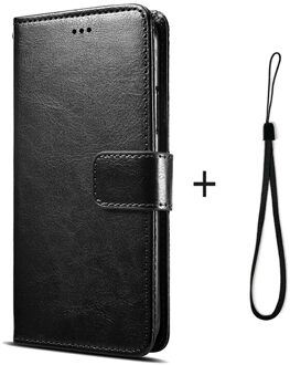 Case Voor Prestigio Muze E5 Lte Case Flip Lederen Portemonnee Telefoon Tas Gevallen Cover Op Prestigio Muze E5 Lte Psp5545duo psp5545 Duo zwart Straps