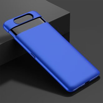 Case Voor Samsung Galaxy A80 Case 360 Graden Full Bescherm Back Cover Voor Samsung A80 Ultra Dunne Hard Pc Shockproof telefoon Gevallen blauw