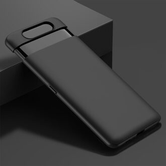 Case Voor Samsung Galaxy A80 Case 360 Graden Full Bescherm Back Cover Voor Samsung A80 Ultra Dunne Hard Pc Shockproof telefoon Gevallen zwart