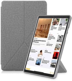 Case Voor Samsung Galaxy Tab A7 10.4 Model (SM-T500/T505/T507), zachte Tpu Smart Stand Back Cover Auto Wake/Sleep Functie grijs