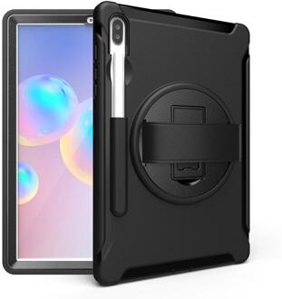 Case Voor Samsung Galaxy Tab S6 10.5 "T860 Tablet Case Shockproof Armor Heavy Duty Hard Case Voor Samsung tab T860 Stand Case zwart