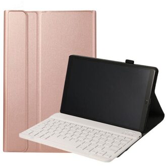 Case Voor Samsung Galaxy Tab S6 Lite 10.4 Toetsenbord Case P610 P615 Cover Bluetooth Toetsenbord roos goud