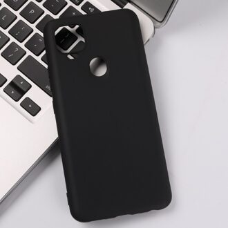 Case Voor Zte A1 Alpha 20 Plus Ultra Thin Clear Soft Tpu Shockproof Cover Voor Zte A1 Alpha 20 + zwart