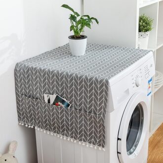 Case Wasmachine Cover Huishoudelijke Met Zakken Accessoires Stofdicht Wasbaar Voor Keuken Wasmachine Deksel Protector Bloemen Opslag 1