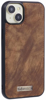 Caseme iPhone 15 Plus hoesje - Backcover - Bruin