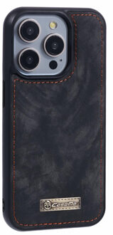 Caseme iPhone 15 Pro hoesje - Backcover - Zwart