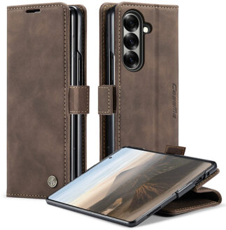 Caseme Samsung Galaxy Z Fold 7 bookcase stand hoes - Coffee Bruin