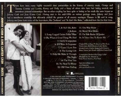 Cash, Johnny / Carter Cash, June DUETS  CD