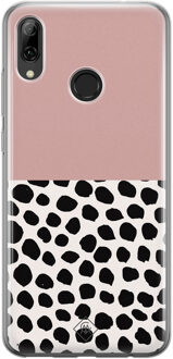 Casimoda Huawei P Smart 2019 siliconen hoesje - Pink dots Roze