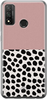 Casimoda Huawei P Smart 2020 siliconen hoesje - Pink dots Roze