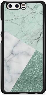 Casimoda Huawei P10 hoesje - Minty marmer collage