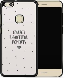 Casimoda Huawei P10 Lite hoesje - Collect beautiful moments Bruin/beige