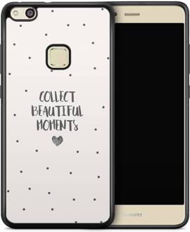 Casimoda Huawei P10 Lite hoesje - Collect beautiful moments Bruin/beige
