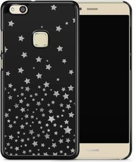 Casimoda Huawei P10 Lite hoesje - Falling stars Zwart