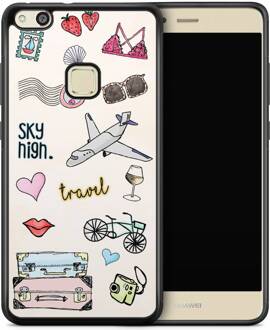Casimoda Huawei P10 Lite hoesje - Let's travel Multi