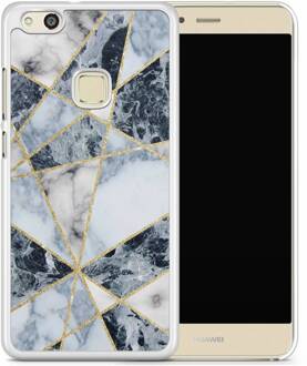 Casimoda Huawei P10 Lite hoesje - Marmer blauw