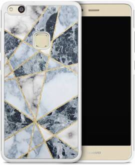Casimoda Huawei P10 Lite hoesje - Marmer blauw