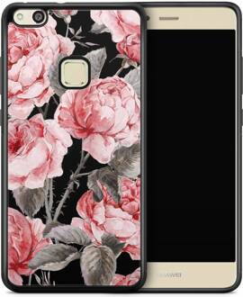 Casimoda Huawei P10 Lite hoesje - Moody florals Rood