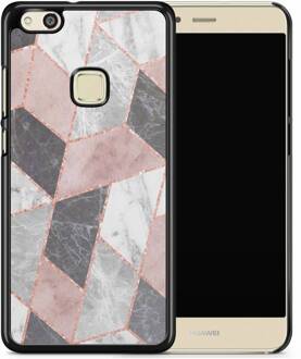 Casimoda Huawei P10 Lite hoesje - Stone grid Multi