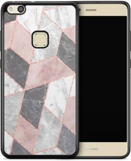 Casimoda Huawei P10 Lite hoesje - Stone grid Multi