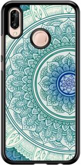 Casimoda Huawei P20 Lite hoesje - Mandala blauw Multi