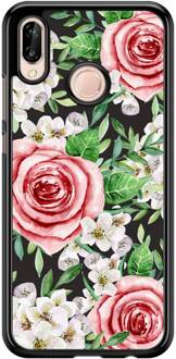 Casimoda Huawei P20 Lite hoesje - Rose story Rood