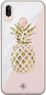 Casimoda Huawei P20 Lite siliconen hoesje - Ananas Roze