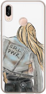 Casimoda Huawei P20 Lite siliconen hoesje - GRL PWR Multi