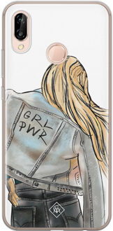 Casimoda Huawei P20 Lite siliconen hoesje - GRL PWR Multi