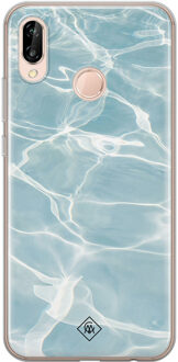 Casimoda Huawei P20 Lite siliconen hoesje - Oceaan Blauw
