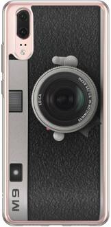 Casimoda Huawei P20 siliconen hoesje - Camera Zwart