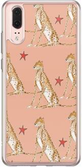 Casimoda Huawei P20 siliconen hoesje - Cheetah print Multi
