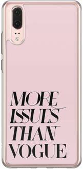 Casimoda Huawei P20 siliconen hoesje - Vogue issues Roze