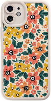 Casimoda iPhone 11 beige case - Blossom Bruin/beige