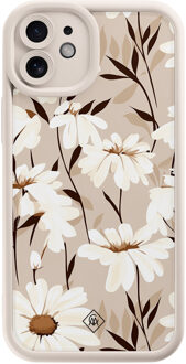 Casimoda iPhone 11 beige case - In bloom Bruin/beige