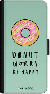 Casimoda iPhone 11 flipcase - Donut worry Mint