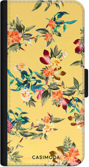Casimoda iPhone 11 flipcase - Florals for days Geel