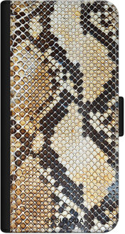 Casimoda iPhone 11 flipcase - Golden snake Goudkleurig