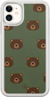 Casimoda iPhone 11 hybride hoesje - Beertjes Groen