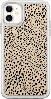 Casimoda iPhone 11 hybride hoesje - Spot on Bruin/beige