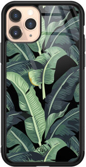 Casimoda iPhone 11 Pro glazen hardcase - Bali vibe Groen